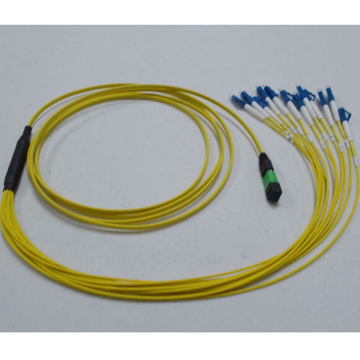 MTP / MPO a LC 12 Fibra Breakout Fanout Patch Cord